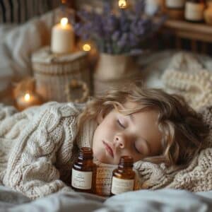 Huiles Essentielles pour Enfants : Les mélanges sûrs pour un sommeil paisible